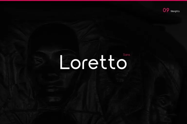 Przykład czcionki Loretto Light