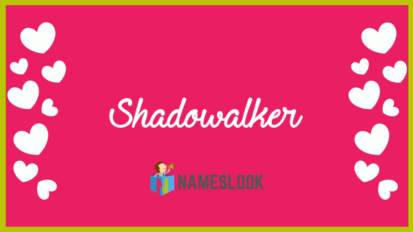 Przykład czcionki Shadowalker
