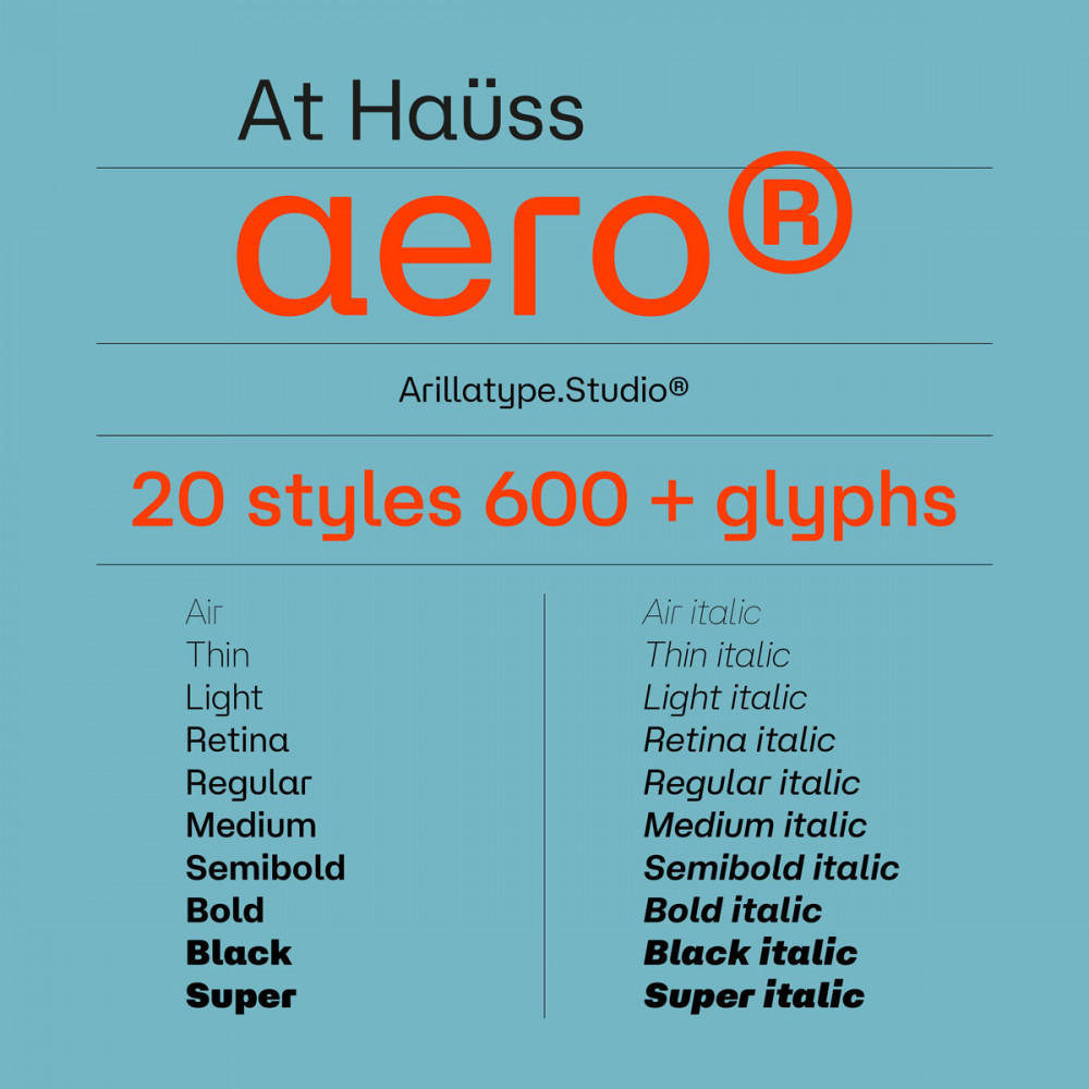 Przykład czcionki At Hauss Std Thin Italic