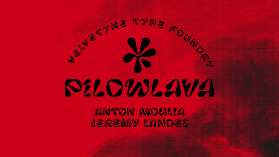 Przykład czcionki Pilowlava