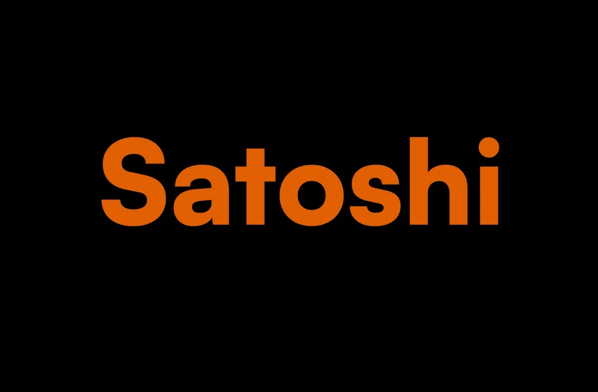 Przykład czcionki Satoshi