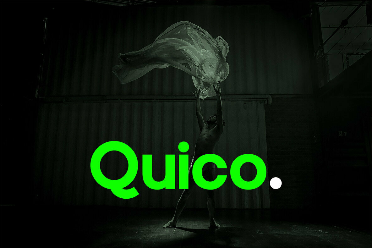 Przykład czcionki Quico Display Light