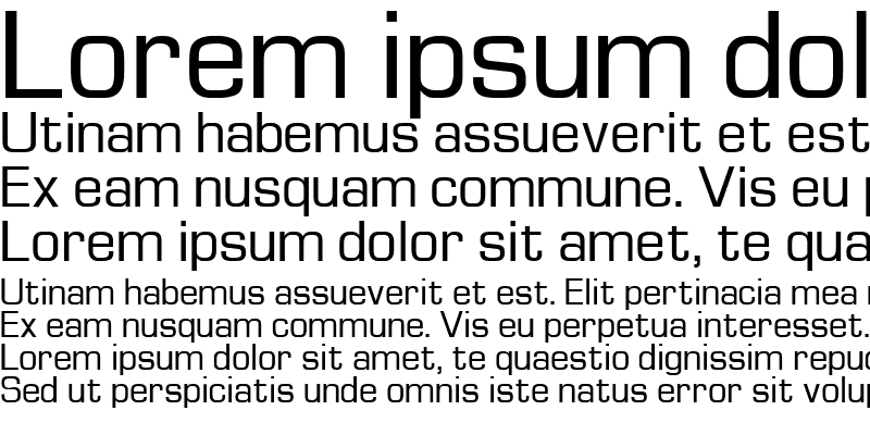 Przykład czcionki Euro font
