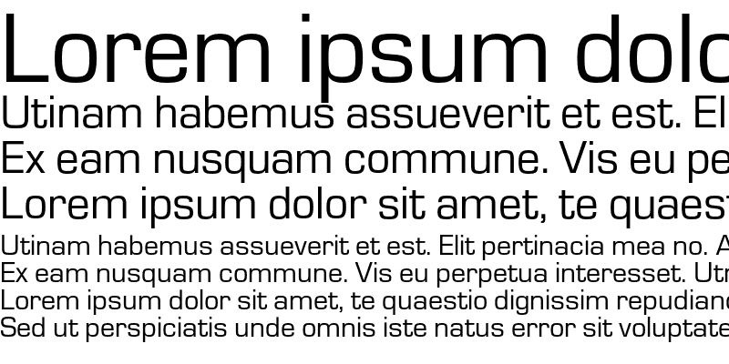 Przykład czcionki Europe C Bold Italic C