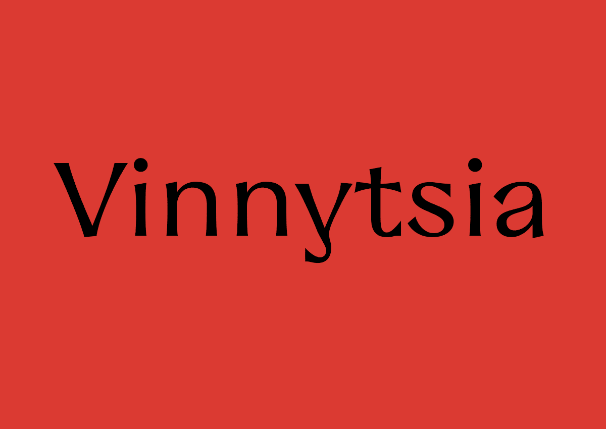 Przykład czcionki Vinnytsia Sans