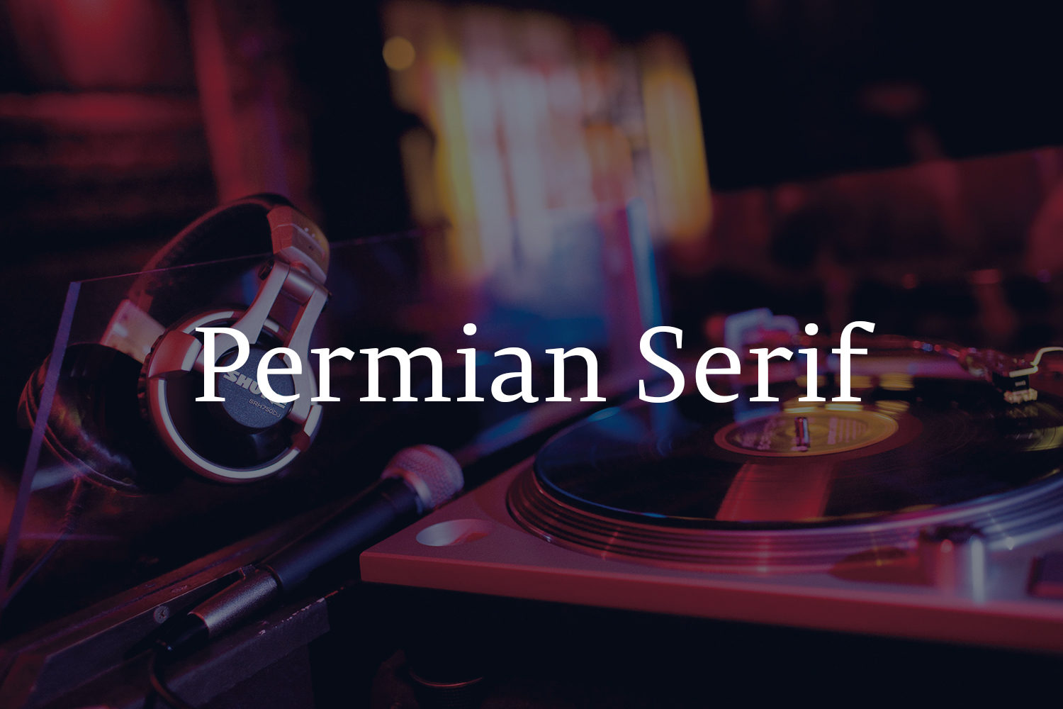Przykład czcionki Permian Serif