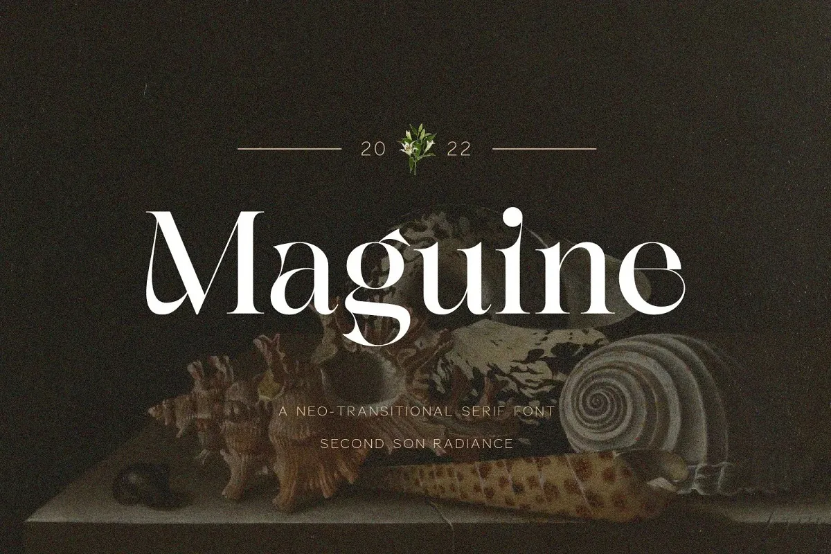 Przykład czcionki Maguine