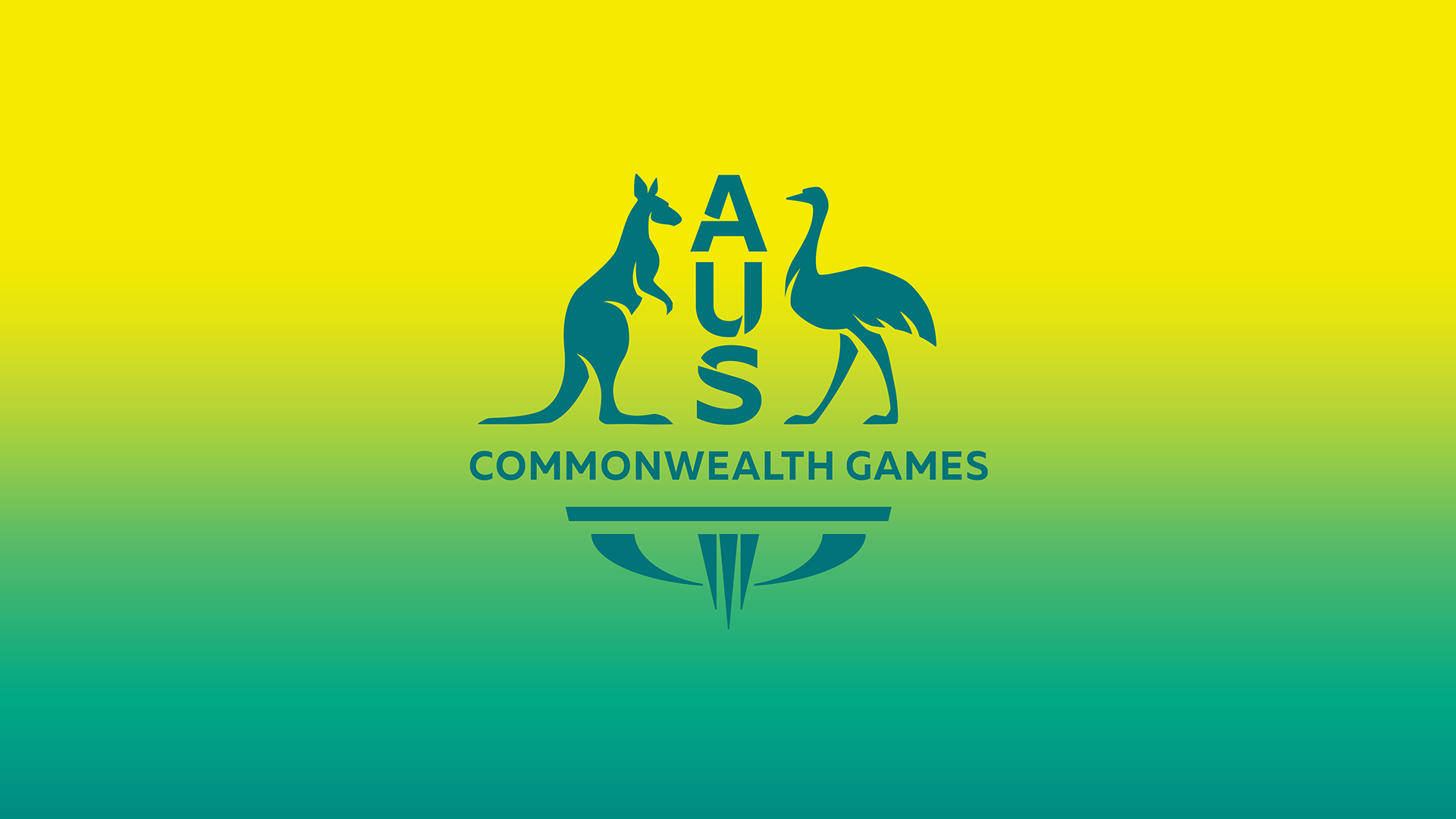 Przykład czcionki Commonwealth Games Australia