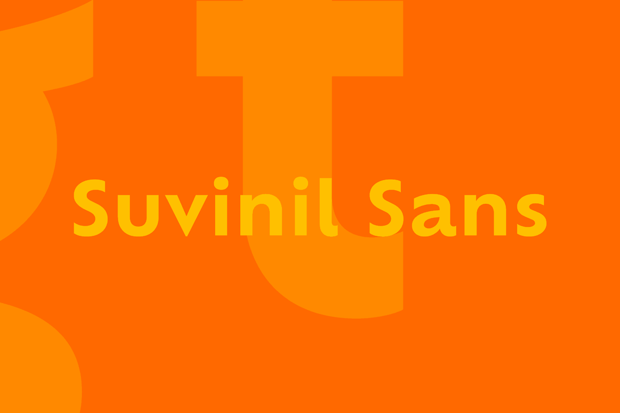 Przykład czcionki Suvinil Sans
