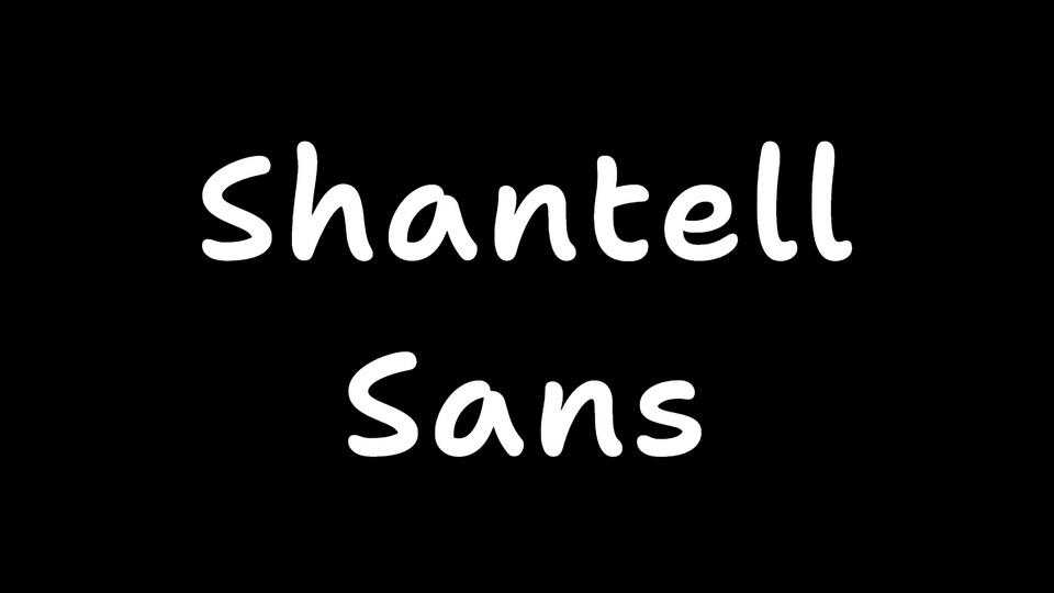 Przykład czcionki Shantell Sans Irregular Medium