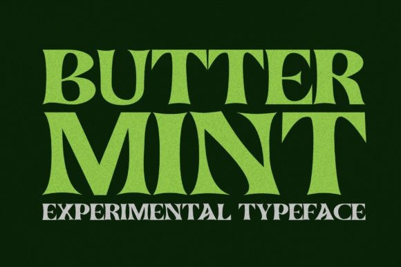 Przykład czcionki Buttermint