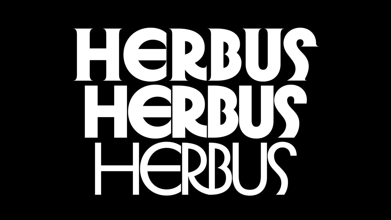 Przykład czcionki Herbus