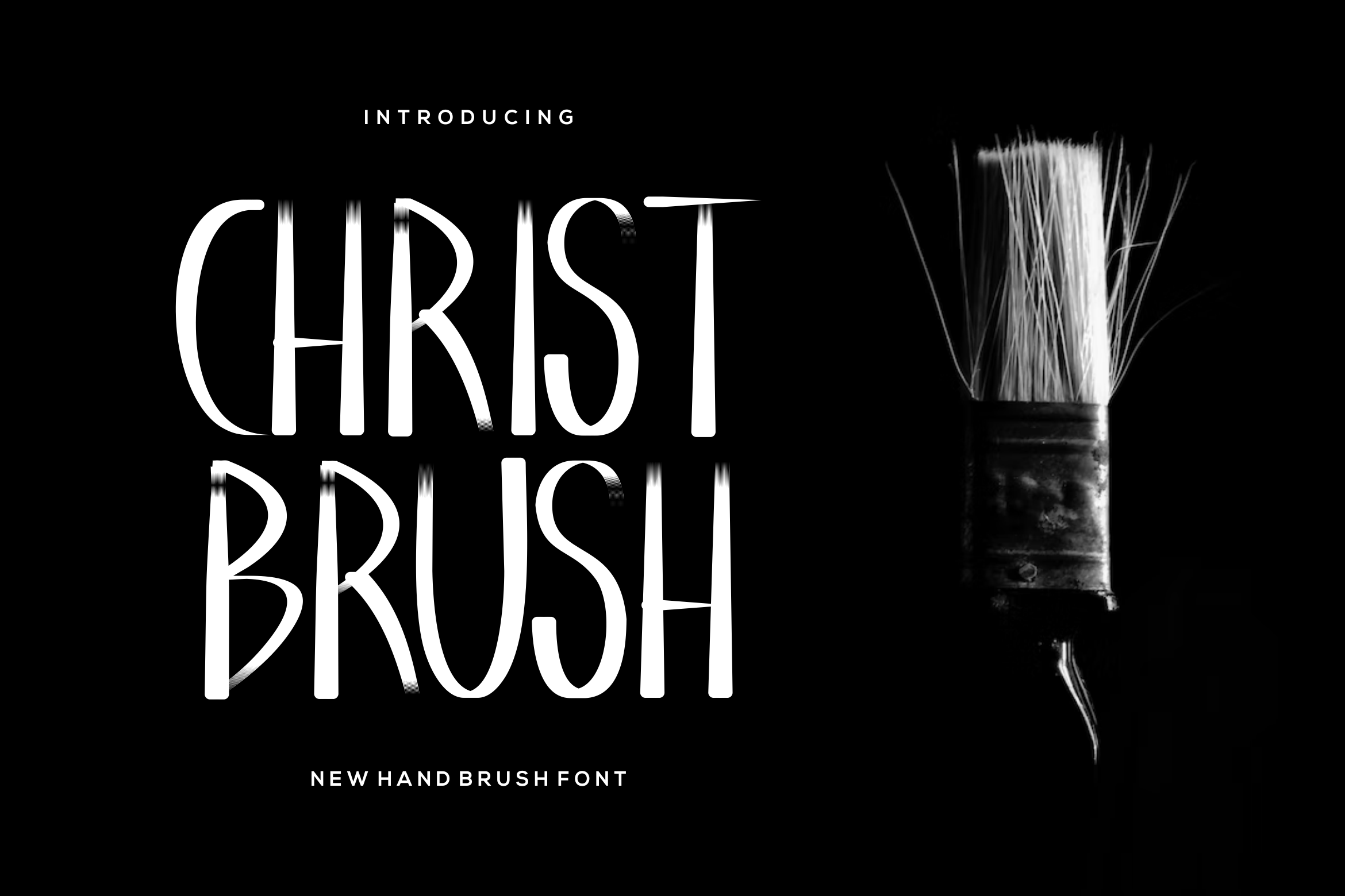 Przykład czcionki Christbrush
