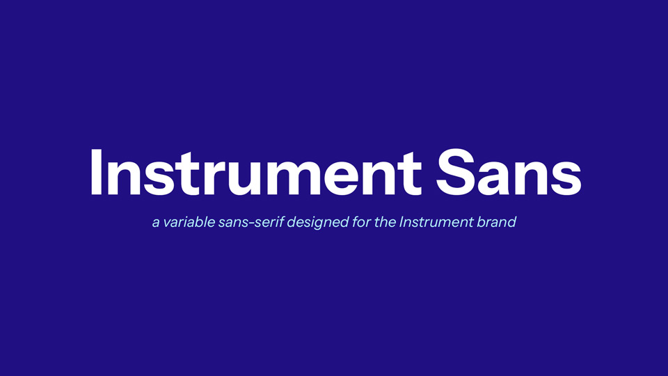 Przykład czcionki Instrument Sans Medium