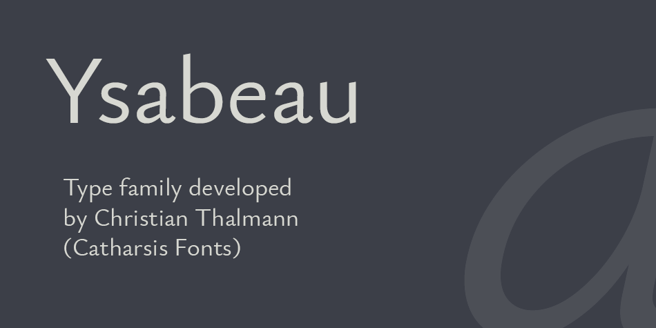 Przykład czcionki Ysabeau SemiBold Italic