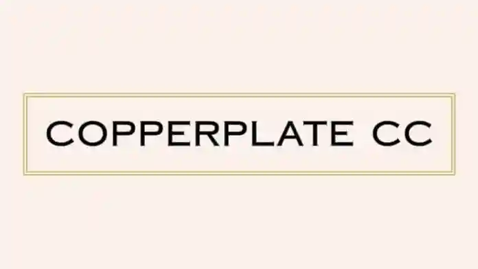 Przykład czcionki Copperplate CC