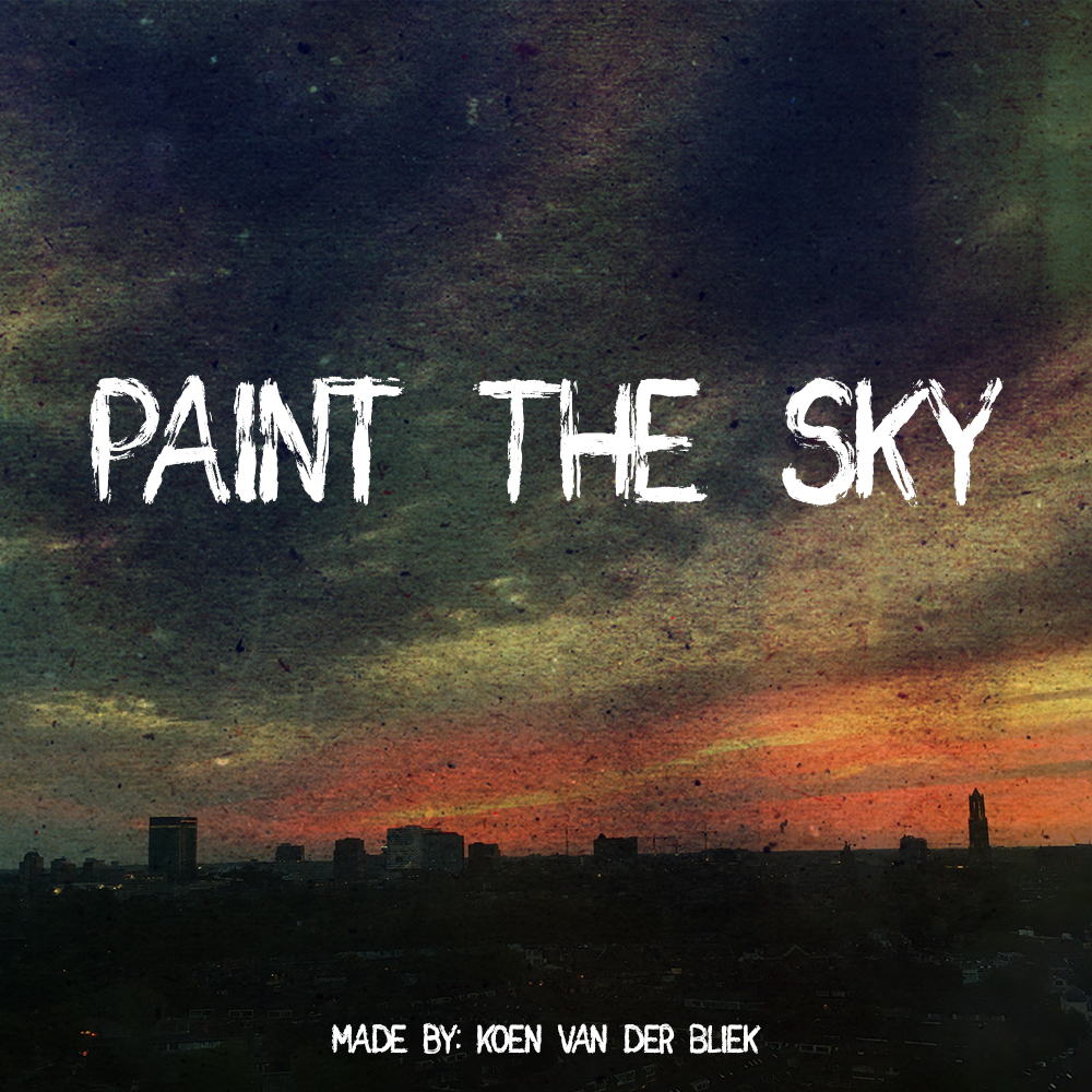 Przykład czcionki Paint the Sky