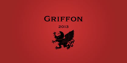 Przykład czcionki Griffon