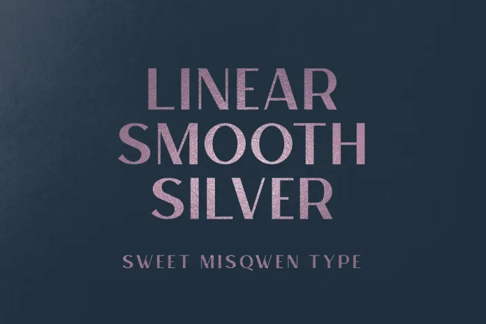 Przykład czcionki Linear Smooth