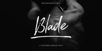 Przykład czcionki Blade