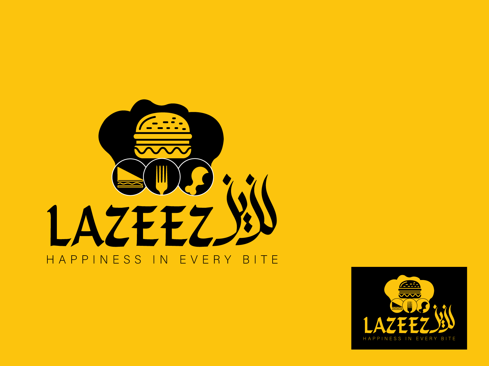 Przykład czcionki Lazeez