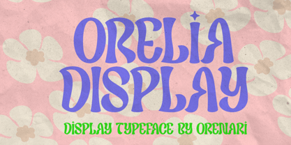 Przykład czcionki Orelia Display Regular