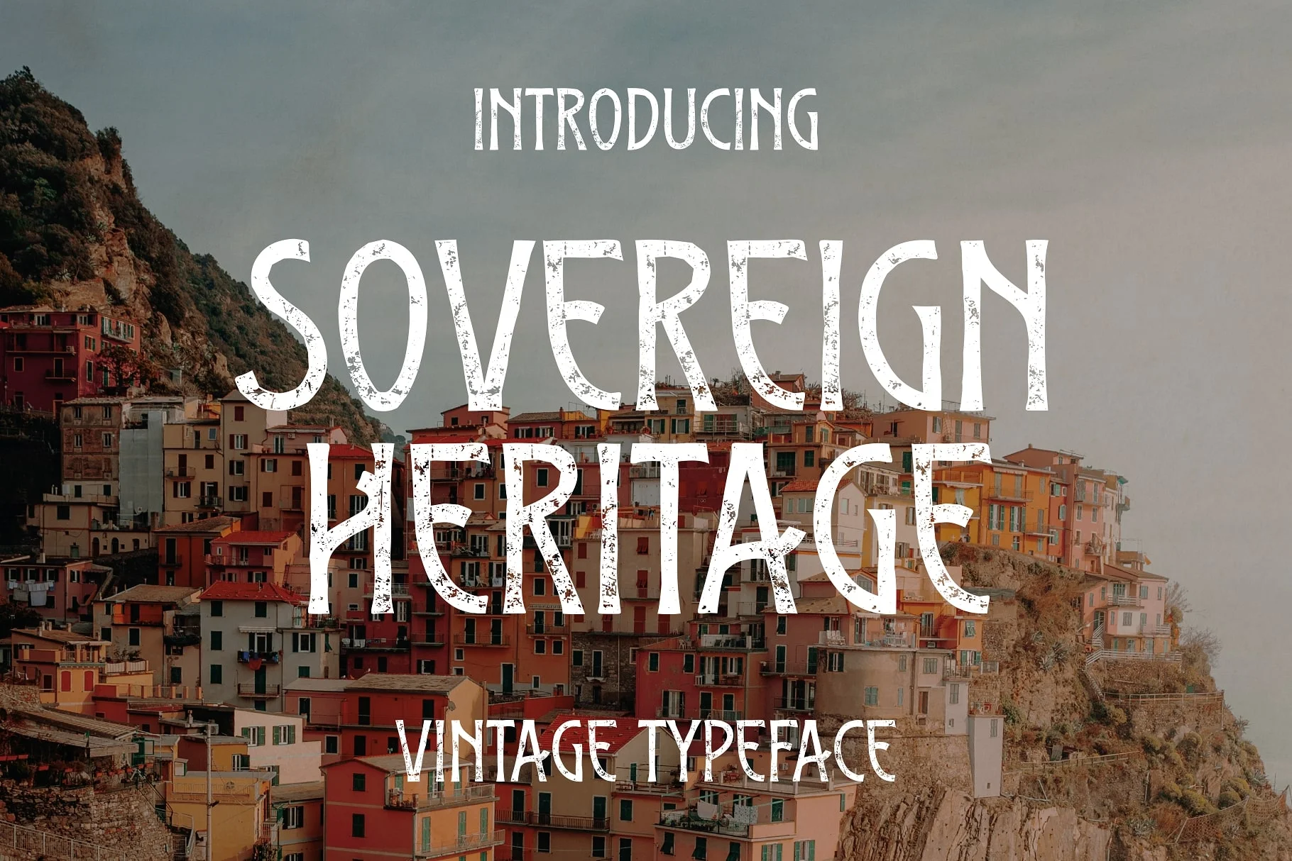 Przykład czcionki Sovereign Heritage Rough