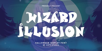 Przykład czcionki Wizard Illusion