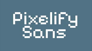 Przykład czcionki Pixelify Sans