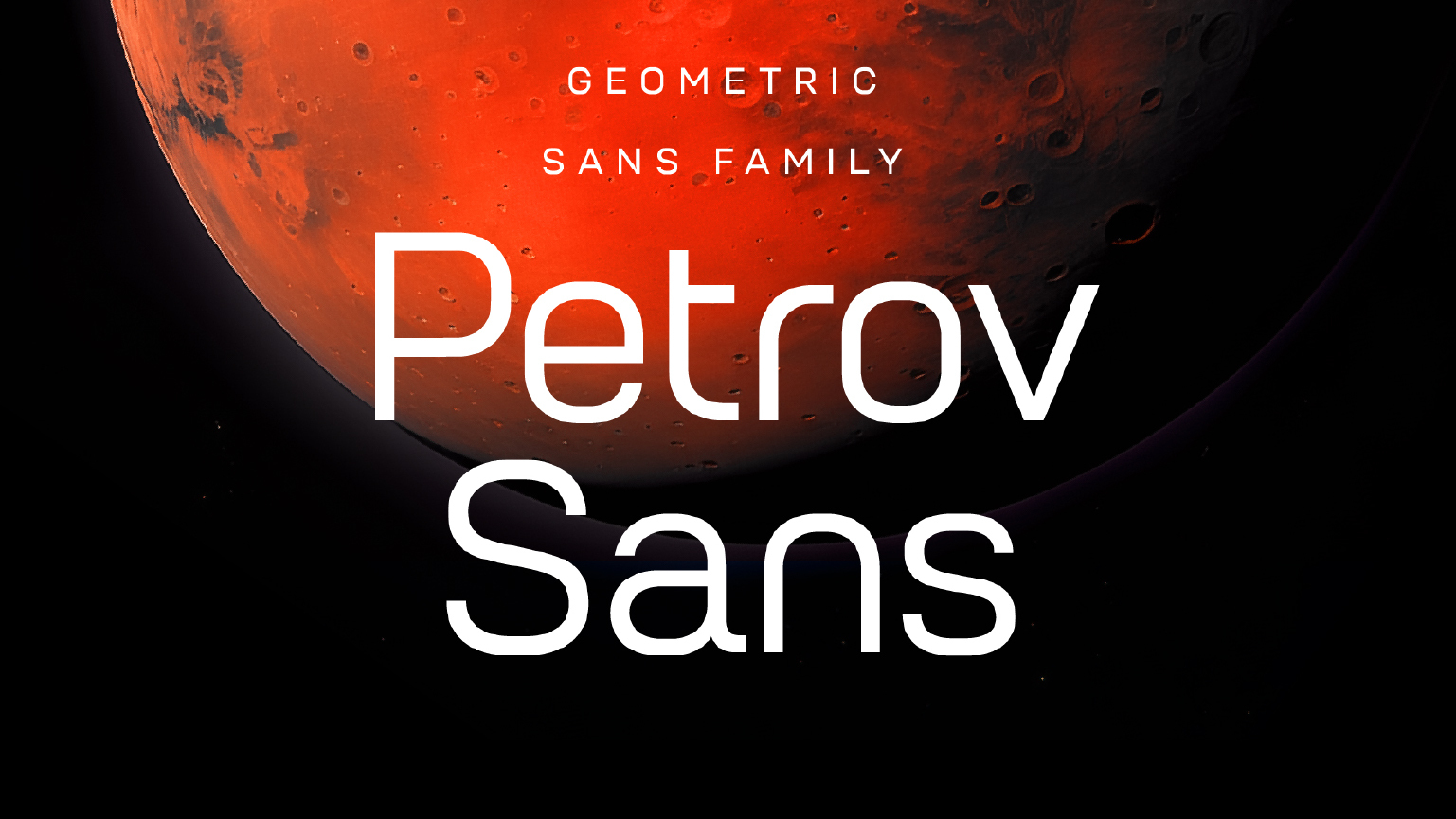 Przykład czcionki Petrov Sans Extra Bold Italic