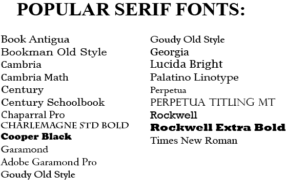 Przykład czcionki Common Serif Medium