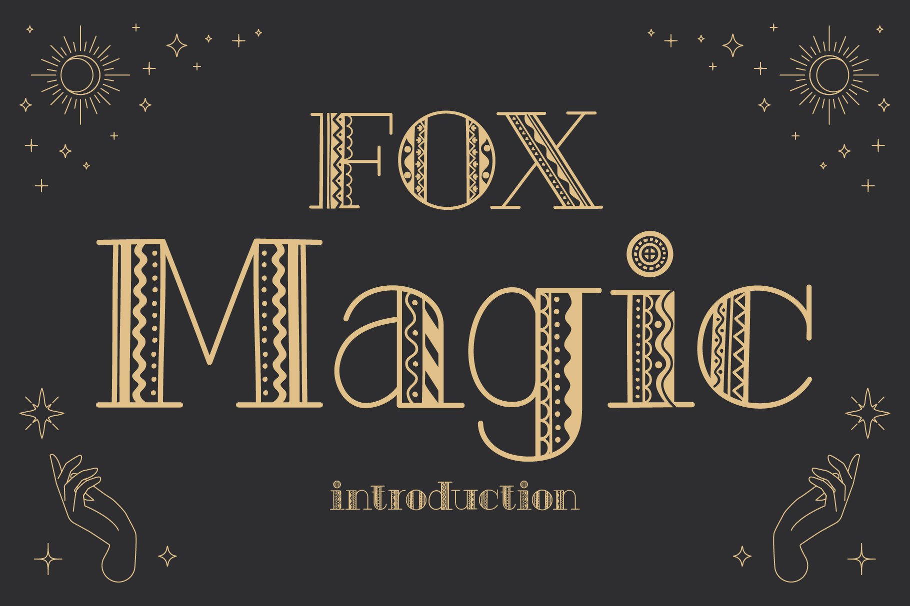 Przykład czcionki Fox Magic Regular