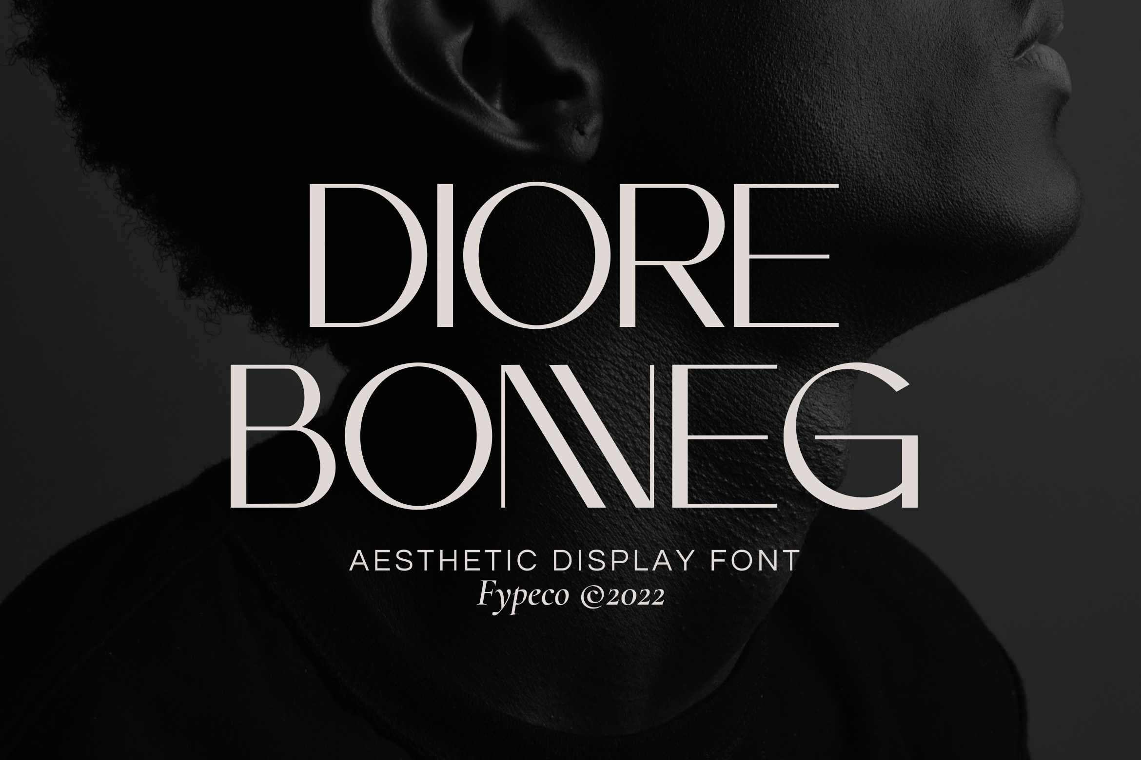 Przykład czcionki Diore Bonneg