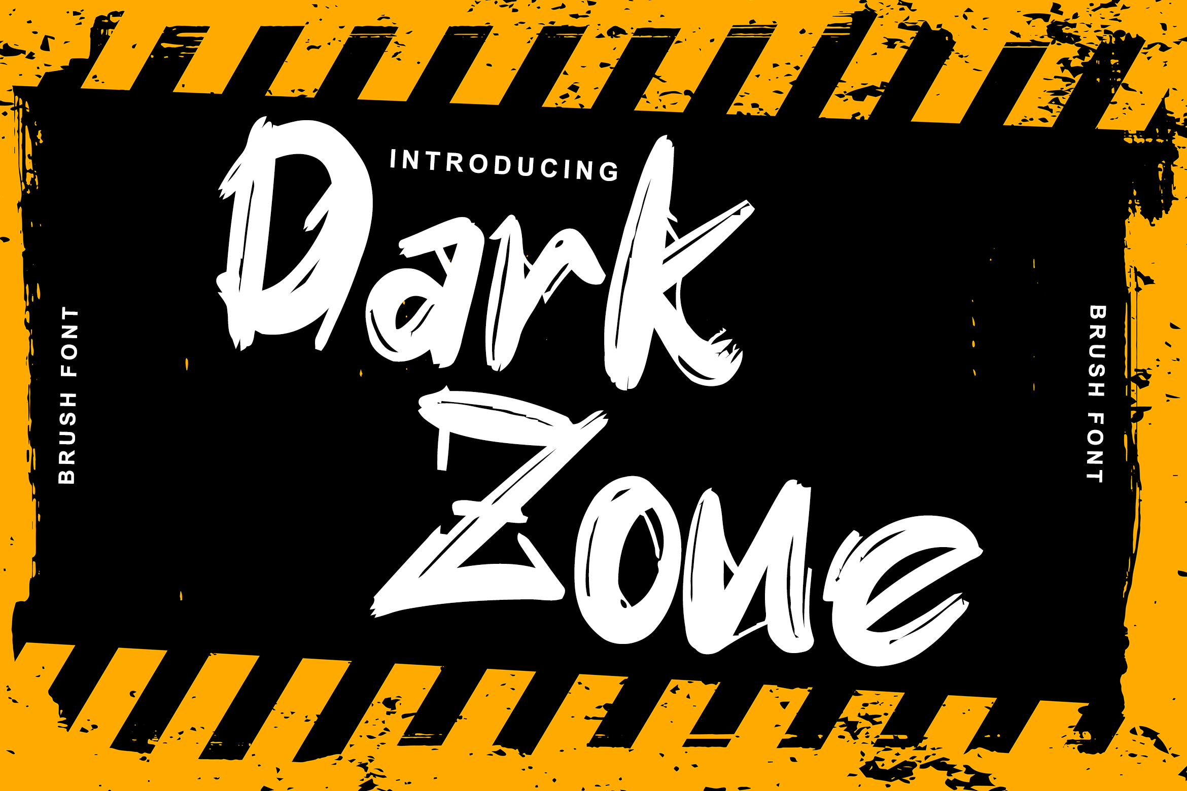 Przykład czcionki Dark Zone Regular
