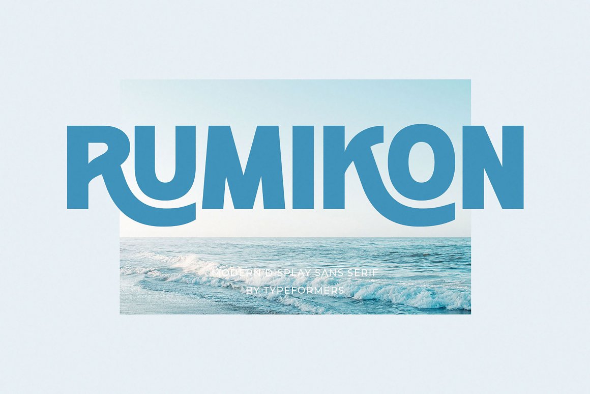 Przykład czcionki Rumikon