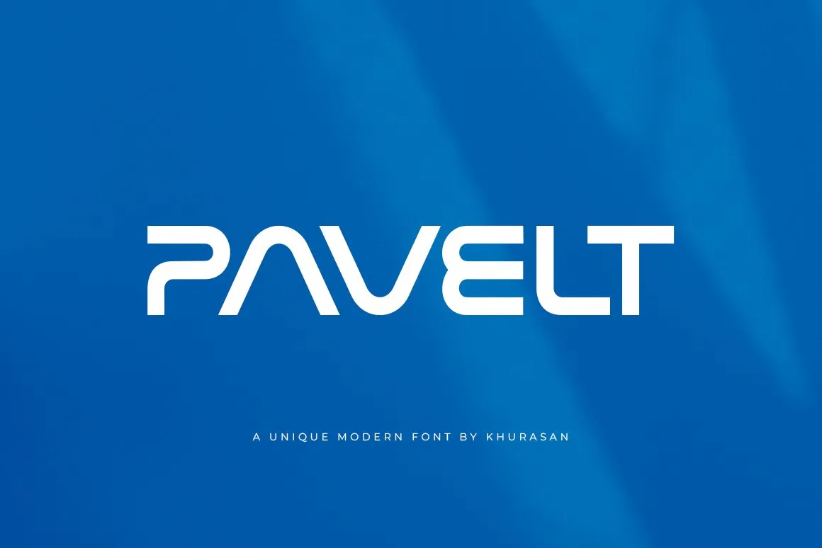 Przykład czcionki Pavelt