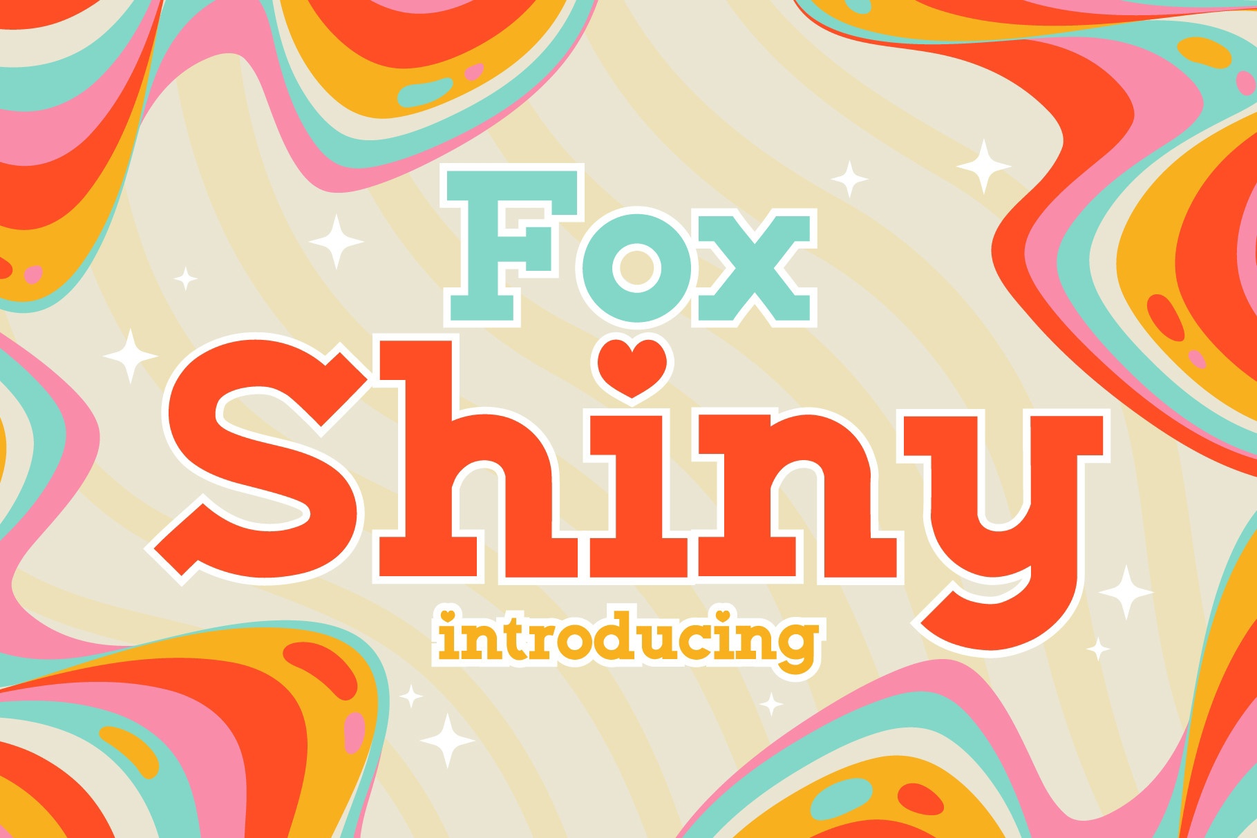 Przykład czcionki Fox Shiny