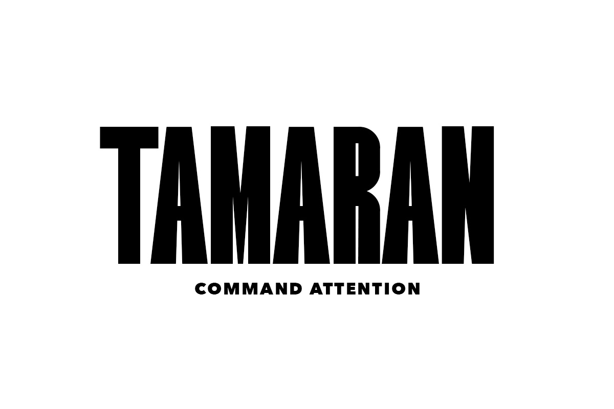 Przykład czcionki Tamaran Regular