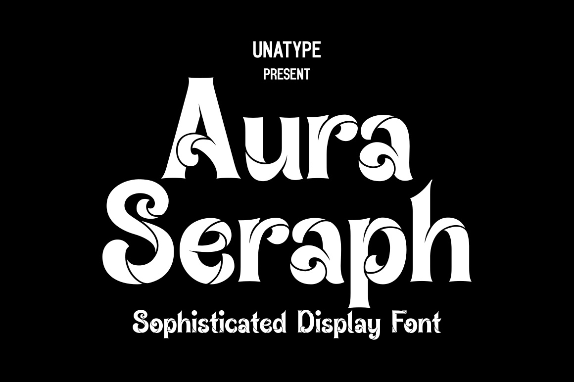 Przykład czcionki Aura Seraph Regular