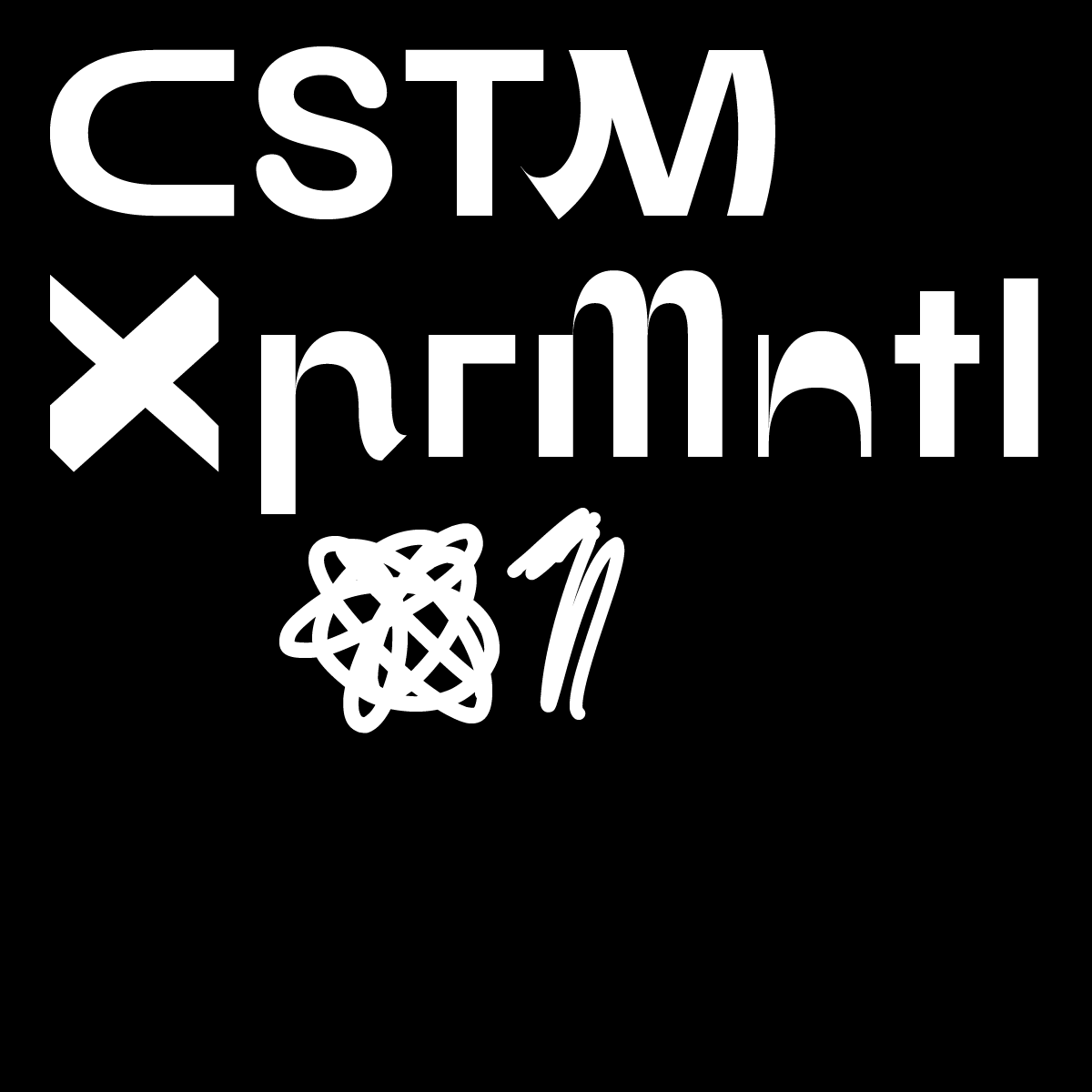 Przykład czcionki CSTM XPRMNTL 01