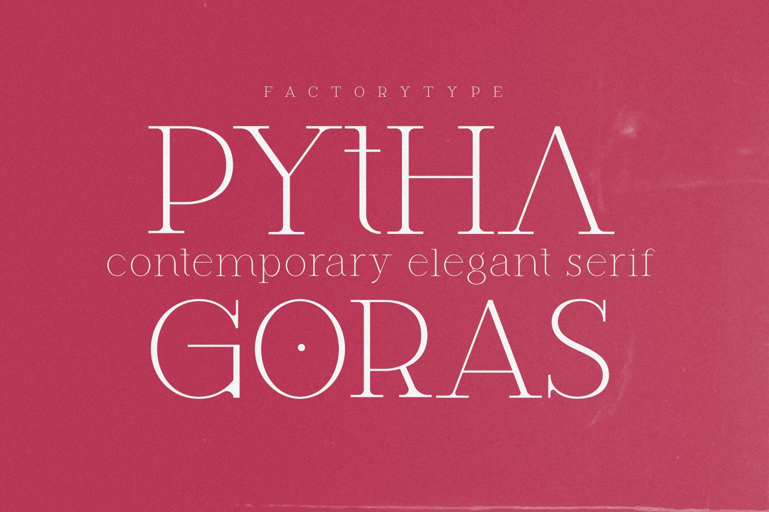 Przykład czcionki Pythagoras Semibold