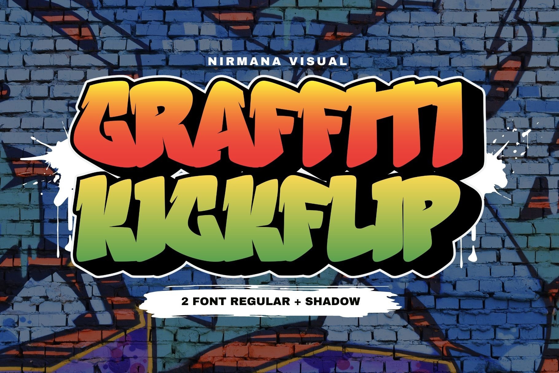 Przykład czcionki Graffiti Kickflip