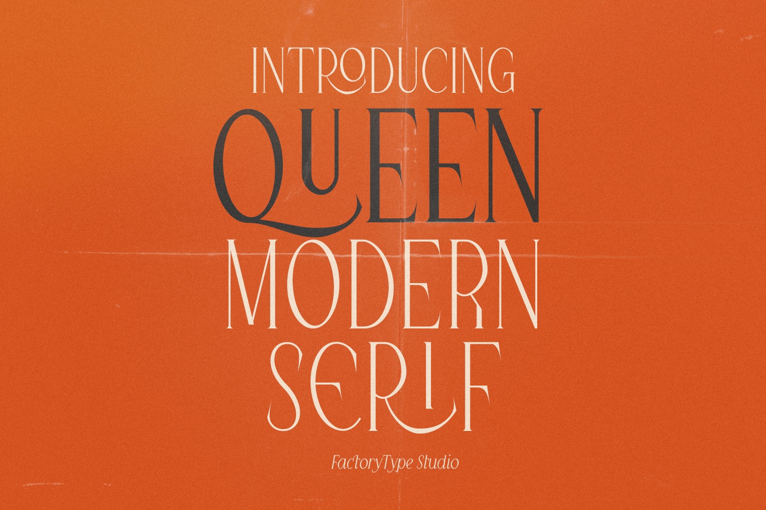 Przykład czcionki Queen Serif Bold Italic