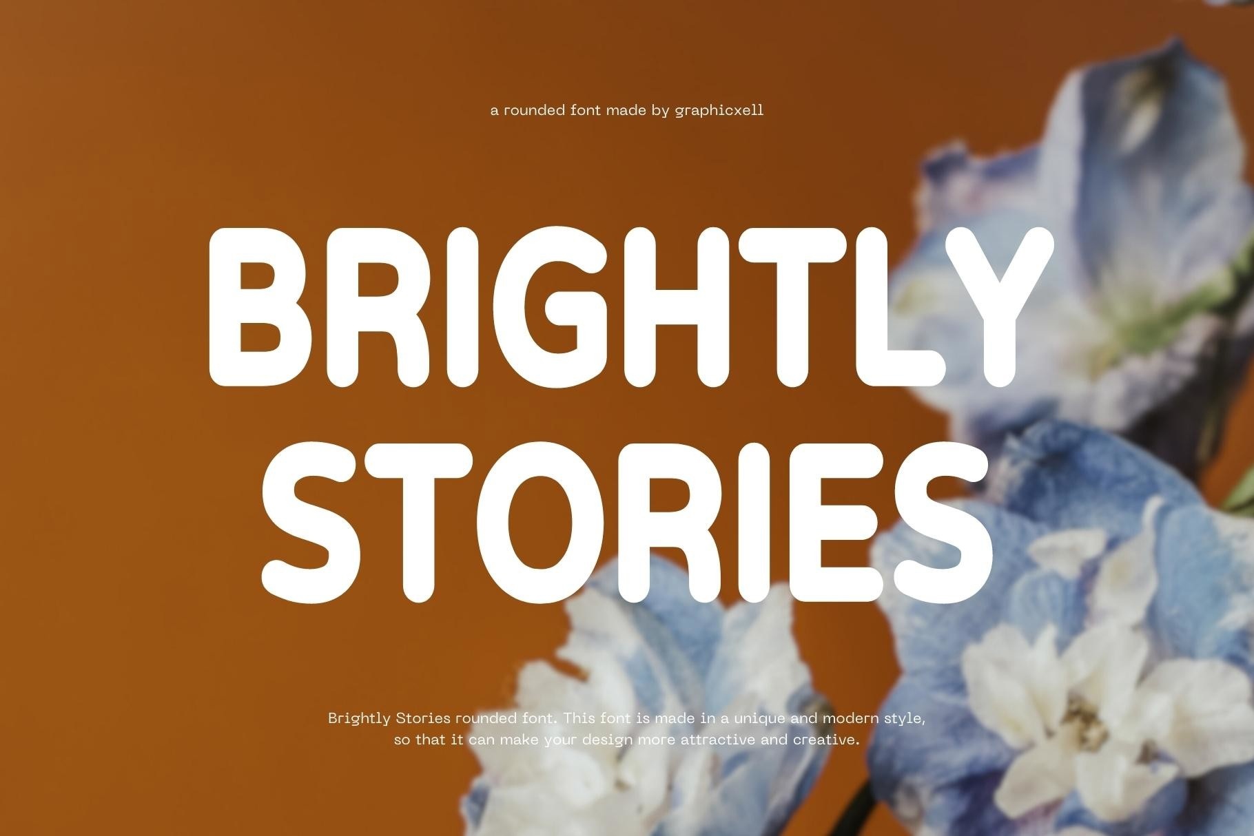 Przykład czcionki Brightly Stories