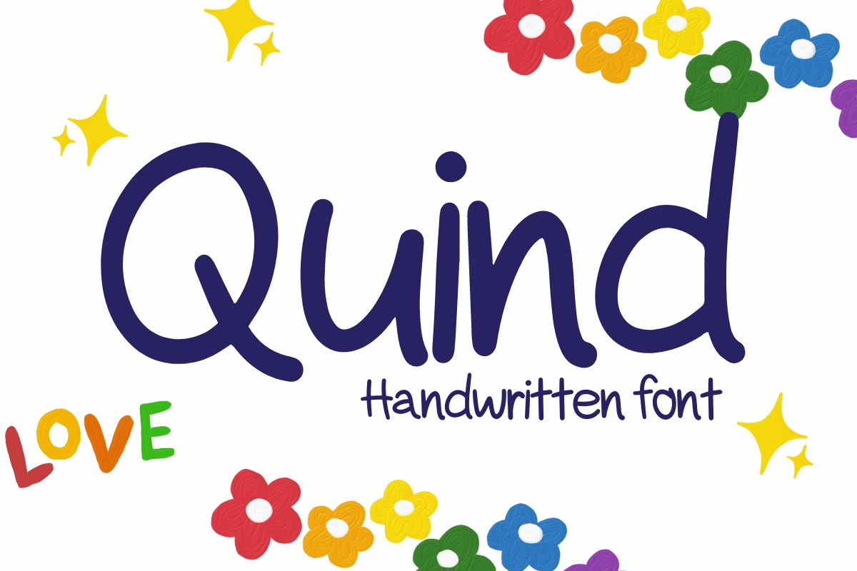 Przykład czcionki Quind