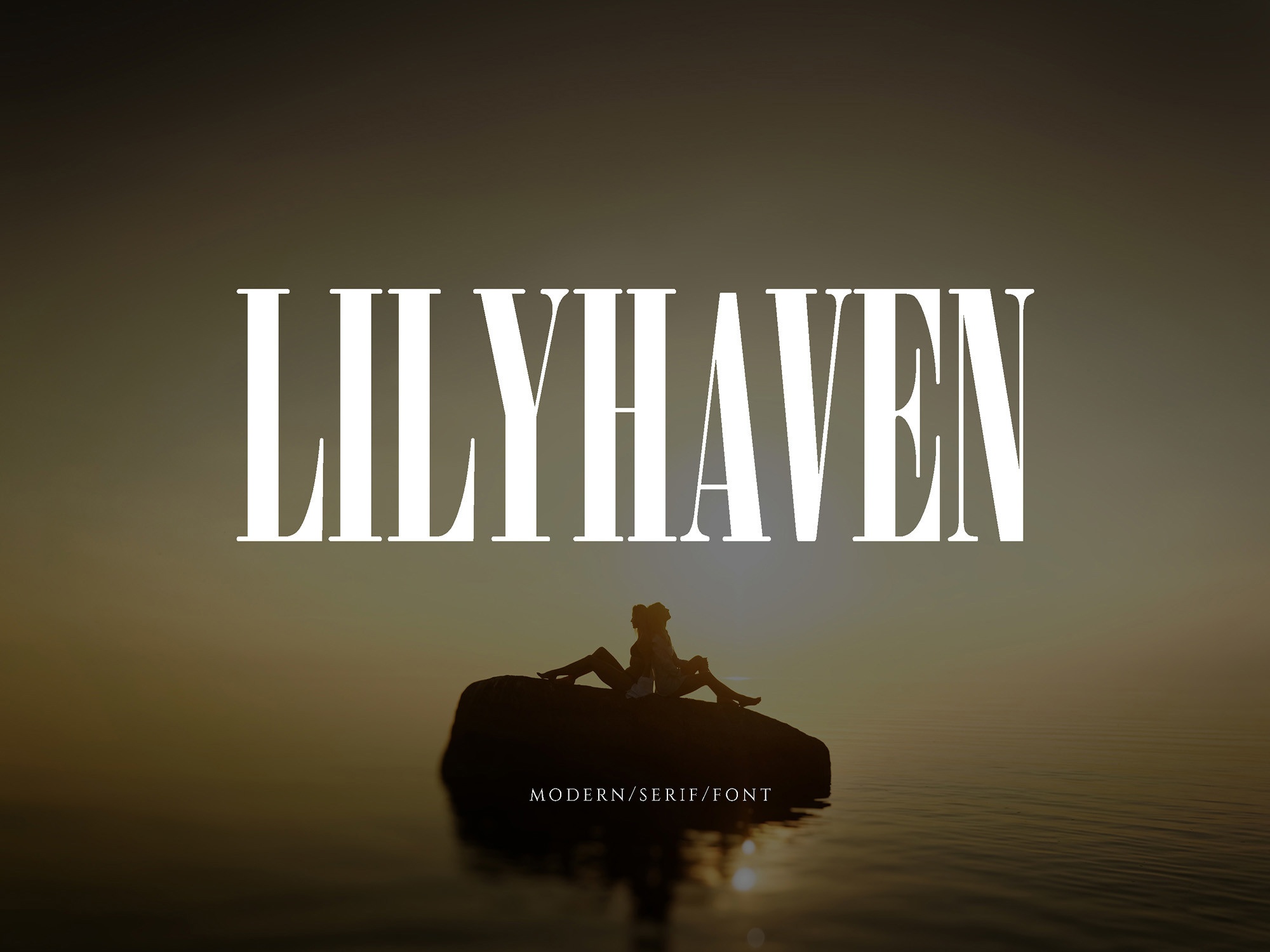 Przykład czcionki Lilyhaven