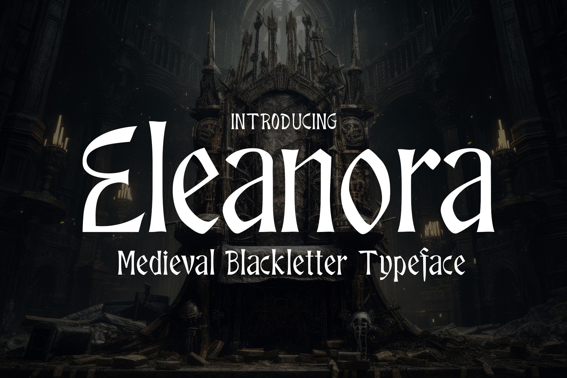 Przykład czcionki Eleanora