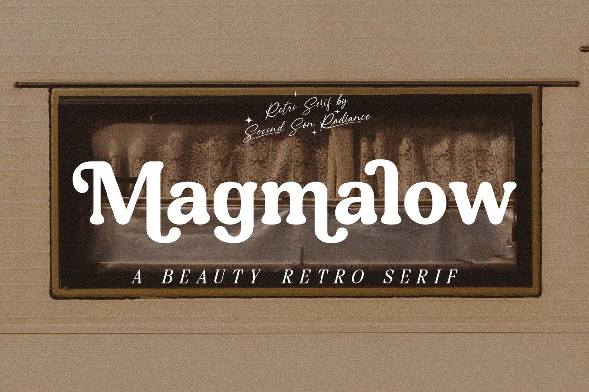 Przykład czcionki Magmalow
