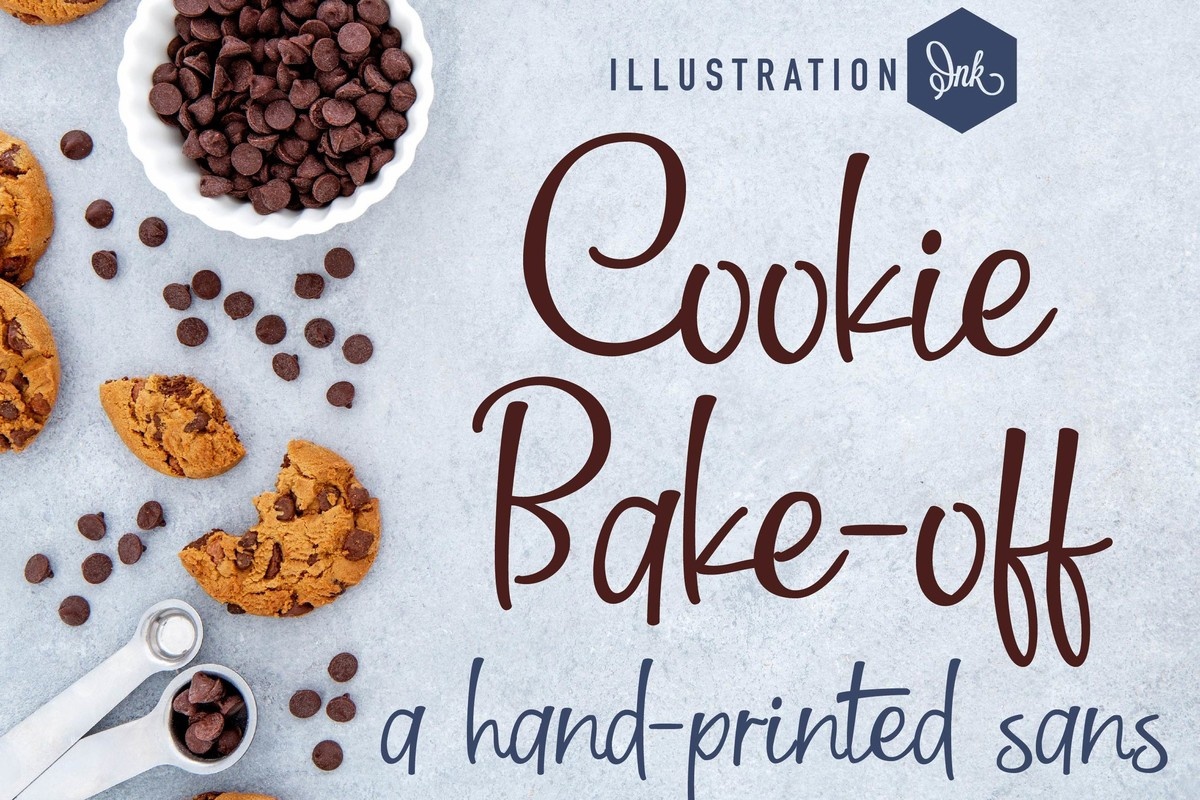 Przykład czcionki PN Cookie Bakeoff Regular