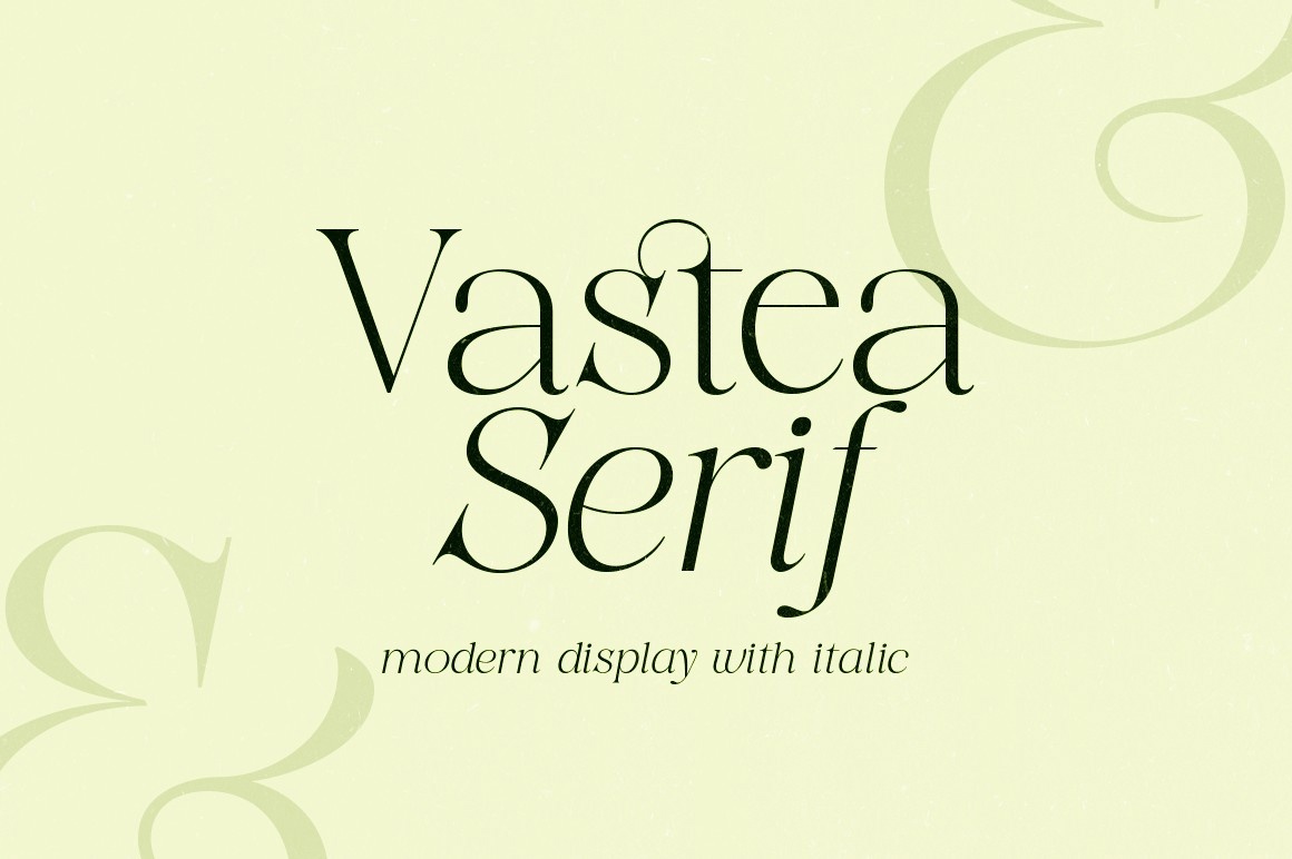 Przykład czcionki Vastea Serif Regular